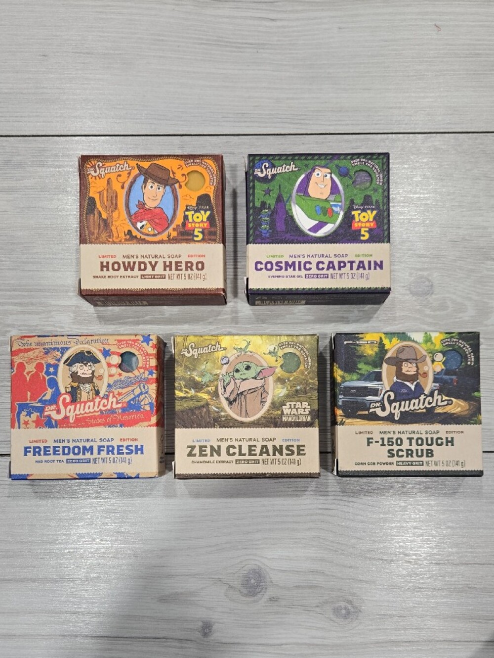 5 Dr. Squatch Men's Natural Soap - Limited Edition